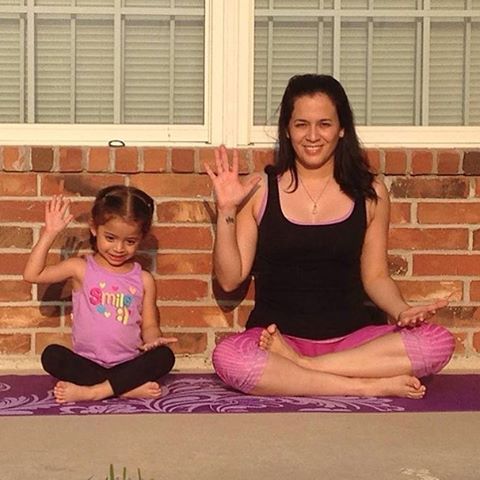 Mom and daughter yoga, photo credit january.kisses.