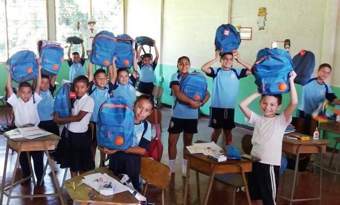 Veragua Rainforest schoolchildren Costa Rica