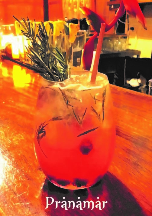 Try the Rosemary Berry at the Tiki Bar in Pranamar Villas, Santa Teresa Beach.