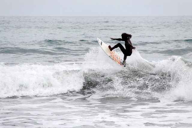Surfing Playa Hermosa - Photo by Chris Goldberg