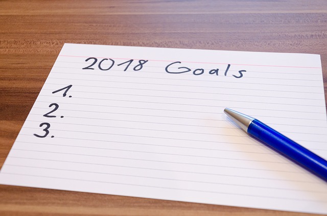 New Year 2018 goals