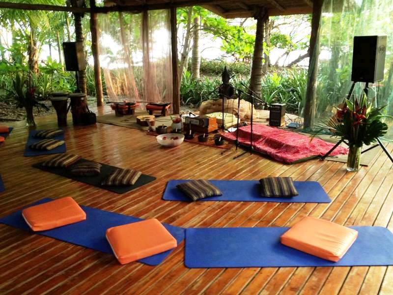 beachfront Yoga at Hotel Tropico Latino