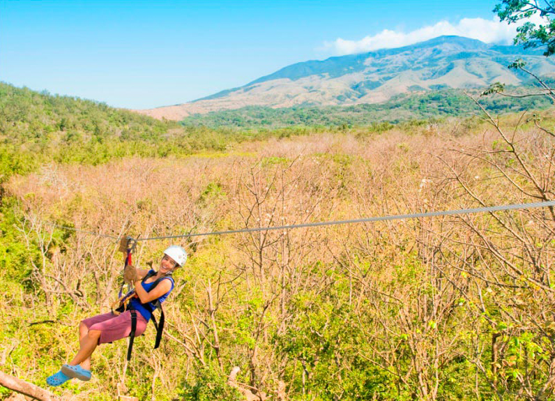 Costa Rica zip line tours at Hotel Hacienda Guachipelin in Guanacaste