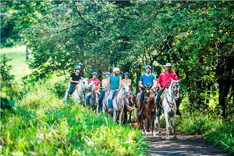 Horseback riding in Guanacaste, Costa Rica at Hacienda Guachipelin.